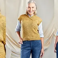 Жилет с шалевым воротником Simone