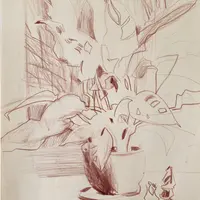 Цветок в горшке