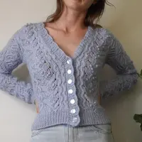 Узорный кардиган с волнистыми планками Priscilla