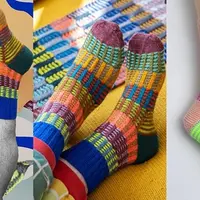 Разноцветные носки Painting Columns