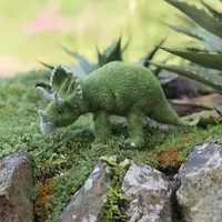 Вязаный спицами динозавр трицератопс Triceratops