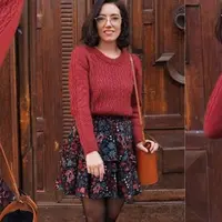 Женский пуловер с косами Twist Again