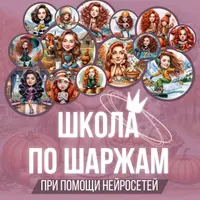 Школа по шаржам с помощью нейросетей