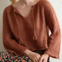 Свободная блуза с широкими рукавами Volia