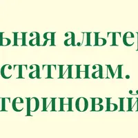 Натуральная альтернатива статинам. Холестериновый миф