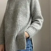 Пуловер оверсайз с высокими разрезами Eun Sweater Light