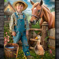 Фотошаблоны С лошадкой