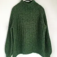 Пуловер резинкой спицами сверху Lunefuld