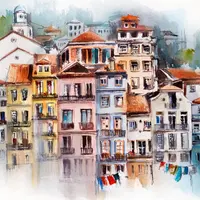 Акварельный скетчинг. Архитектурные зарисовки