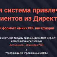 Полная система привлечения клиентов из Директа