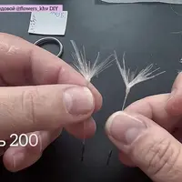 Одуванчик из шёлка