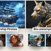 Midjourney Prompts для цифрового искусства в стиле стимпанк