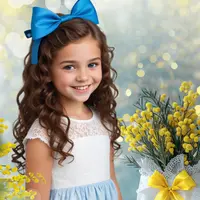 Набор детских коллажей с 8 марта