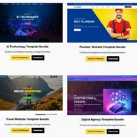 Шаблоны для конструктора Bricks Builder: 15 премиум тем и 130+ блоков