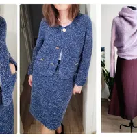 Расчет и вязание юбки-карандаш + юбка А-силуэта