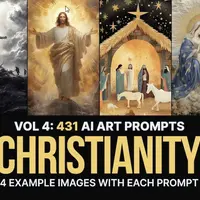 431 промпта Midjourney на тему христианства