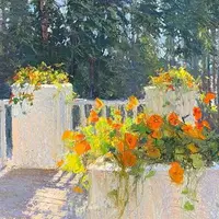 Цветы в саду