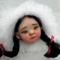 Роспись лиц ватных игрушек коллекции «Северное сияние»