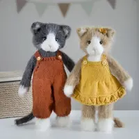 Пушистые котики + Сарафан + Комбинезон