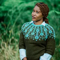 Пуловер с жаккардом Trojan Barbros stjarnor