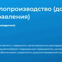 Эффективное делопроизводство (документационное обеспечение управления)