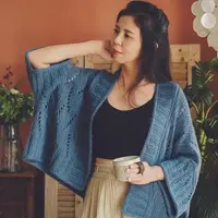 Кардиган без застежки спицами Felia