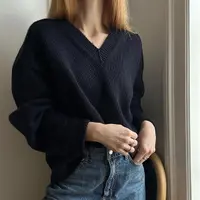 Sweater №30 V-Neck с плечами-погонами