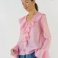 Блузка с воланами Аурелия