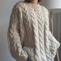 Вязаный свитер с косами Nulato Sweater