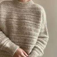 Свитер оверсайз рельефным узором Sweater No18