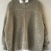 Пуловер, вязаный поперек Slice