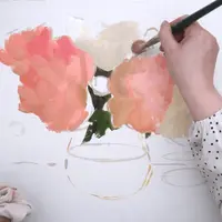 Пионы и стекло: мастер-класс по масляной живописи