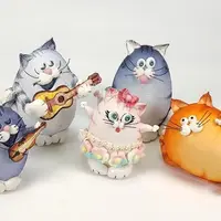 Коты из зефира