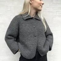 Стильный жакет платочной вязкой Simply me Jacket