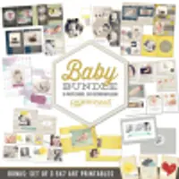 Набор из 16 открыток для оформления фотографий младенцев