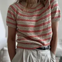 Футболка с круглой кокеткой Halo Loop