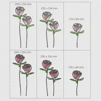 Дизайн вышивки Розы