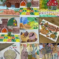 Создание книги Осенняя сказка