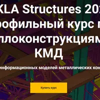 Tekla Structures 2024. Профильный курс по металлоконструкциям КМ, КМД