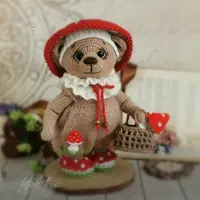 Мишка Пончик + Комплект Мухомор