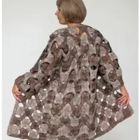 Пальто Зигзаги в технике Лабиринт