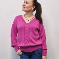 Пуловер с косами «Коса – краса»