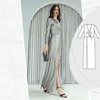 Платье с пайетками