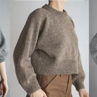 Женский свитер оверсайз Back Yoke Sweater