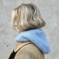 Капюшон-балаклава спицами без швов Beate Balaclava