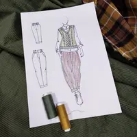 Брюки из вельвета