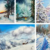 Старые мастера: снежные истории