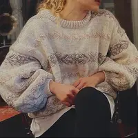 Вязаный спицами свитер-оверсайз Jilli Jumper