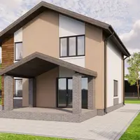 Проект дома из газобетона A-007