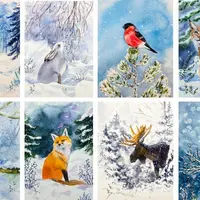 Зимние зверята